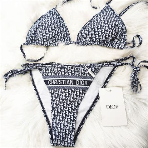 fake dior bathing suit|christian dior two piece swimsuit.